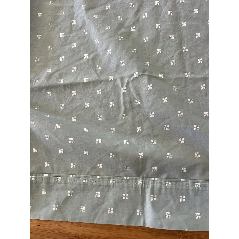 FULL SIZE Flat Sheet Performance 100% Organic Cotton Threshold Sage Green